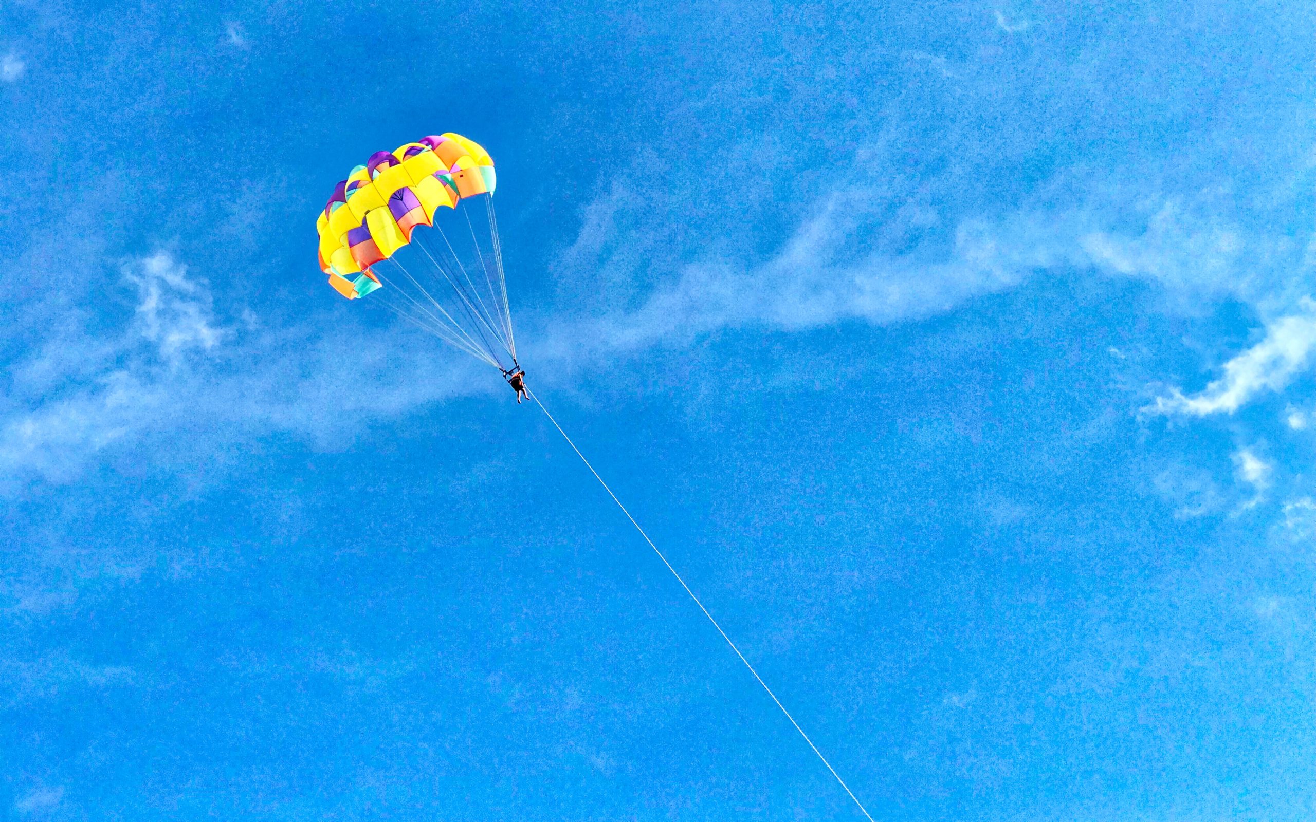 Photo of Two People Parasailing in Myrtle Beach